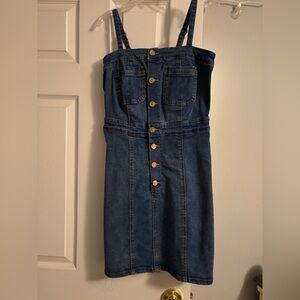 Charlotte Russe Blue Denim Dress